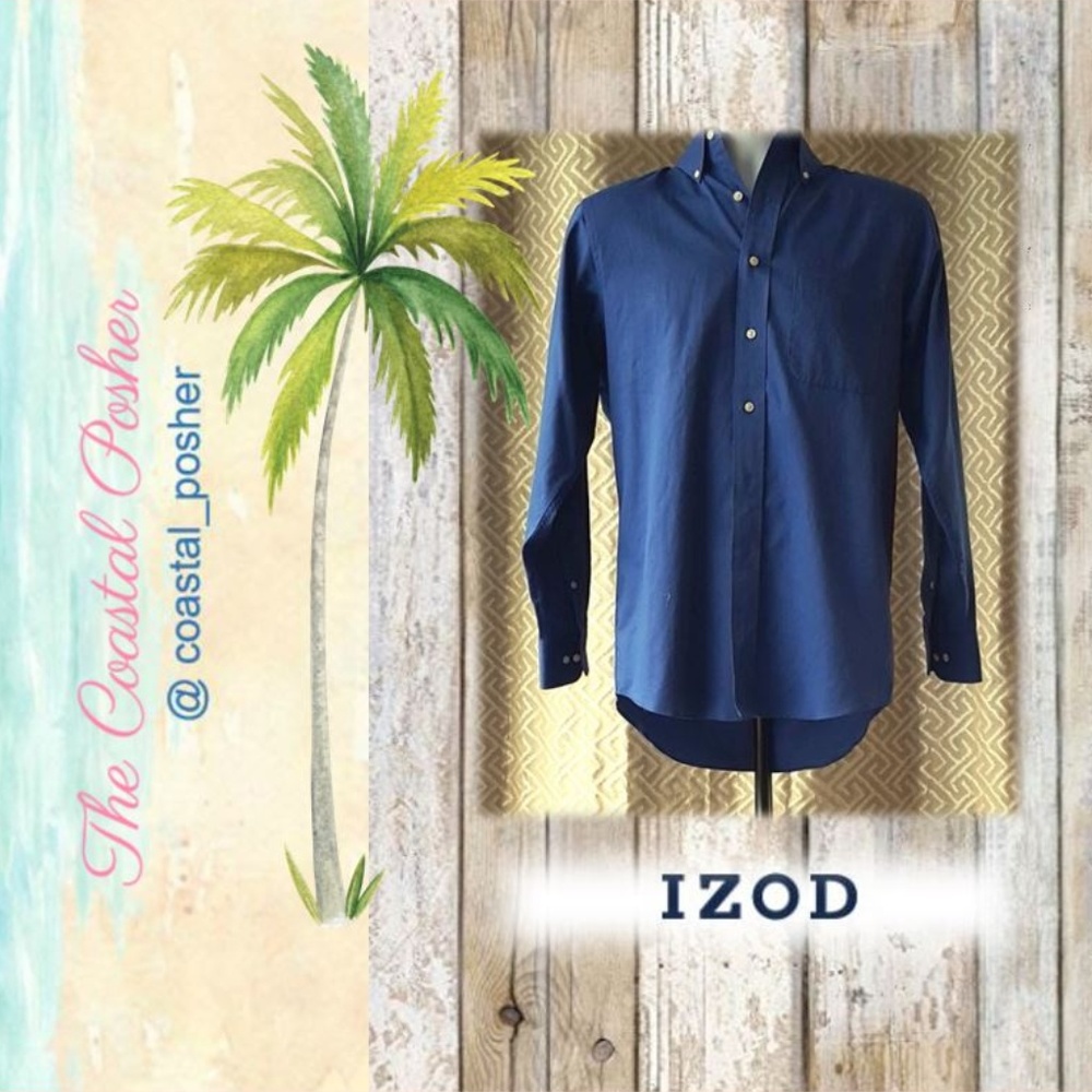 IZOD Twill Wrinkle Free Dress Shirt